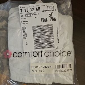 Comfort Choice White Bra